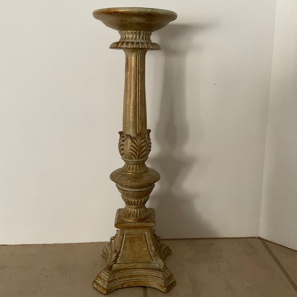 Candlestick holder one of set of 3.  19 in